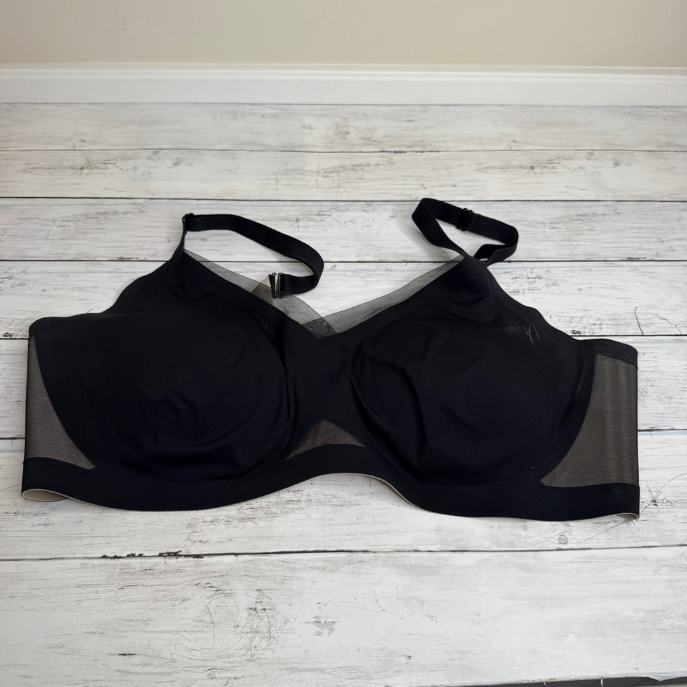 Black stretch Honeylove bra 3X